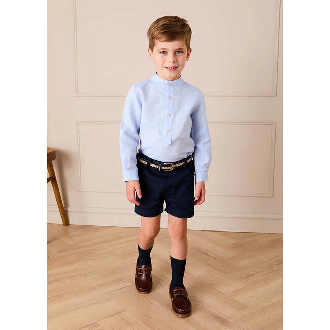 Insignia Plain Shorts, Navy - Shorts - 3