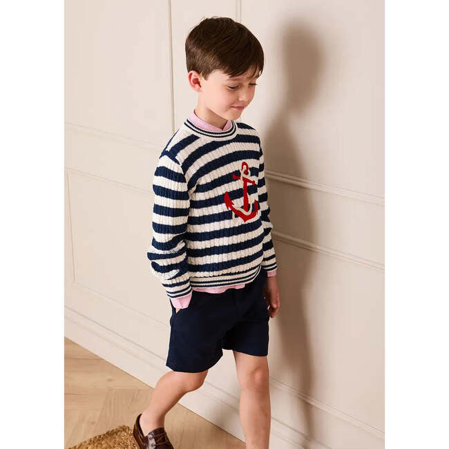 Insignia Plain Shorts, Navy - Shorts - 4