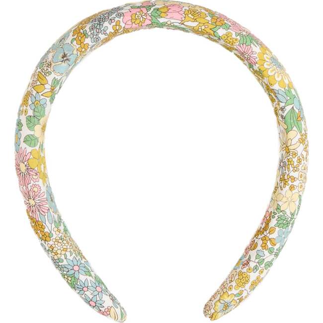 Charlotte Floral Padded Hairband, Green
