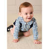 Darby Gingham Button Detail Long Sleeve Shirt, Blue - Button Downs - 4 - thumbnail