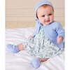 Audrey Toile Capped Sleeve Hand Smocked Dress with Bloomers, Blue - Dresses - 3