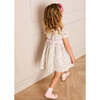 Alice Floral Double Breasted Hand Smocked Dress, Pink - Dresses - 3