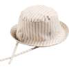 Percy Stripe Sun Hat, Blue - Sun Hats - 1 - thumbnail
