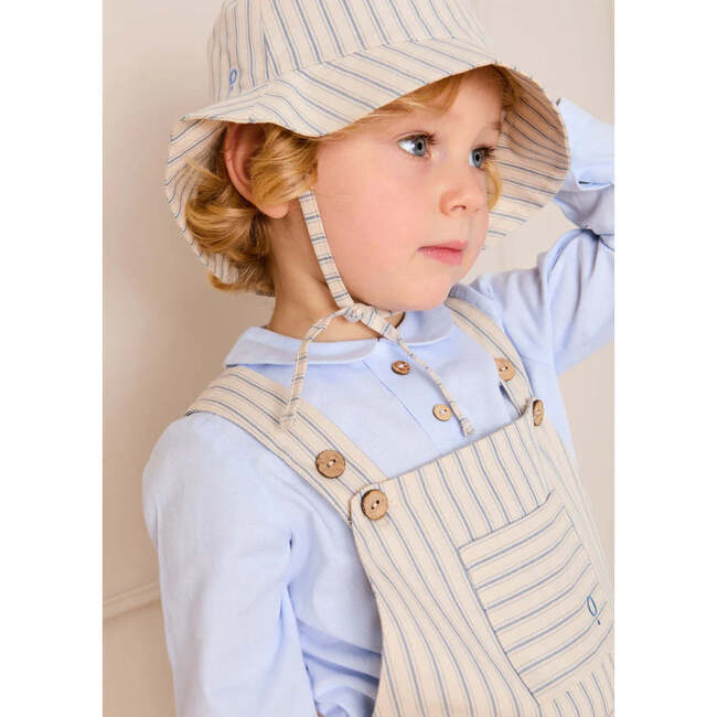 Percy Stripe Sun Hat, Blue