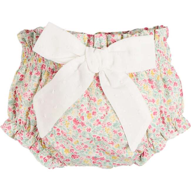 Adelaide Floral Bow Detail Bloomers, Pink