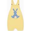 Lemon Crispa Cotton Bunny Baby Knitted Dungarees - Rompers - 1 - thumbnail