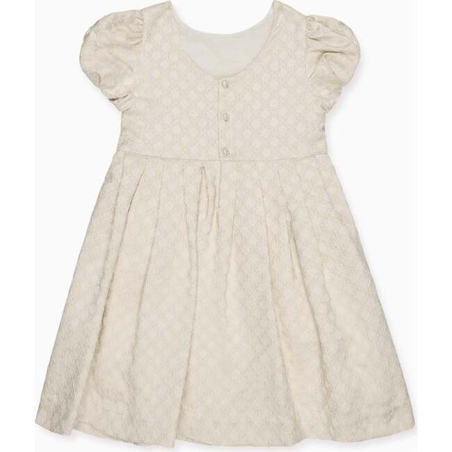 Ivory Edith Jacquard Ceremony Girl Dress - Dresses - 4