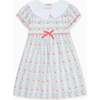 Ivory Rose Stripe Lana Girl Dress - Dresses - 1 - thumbnail