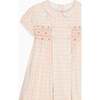 Pink Floral Stripe Arcadia Girl Hand-Smocked Dress - Dresses - 2