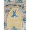 Lemon Crispa Cotton Bunny Baby Knitted Dungarees - Rompers - 2