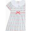Ivory Rose Stripe Lana Girl Dress - Dresses - 3