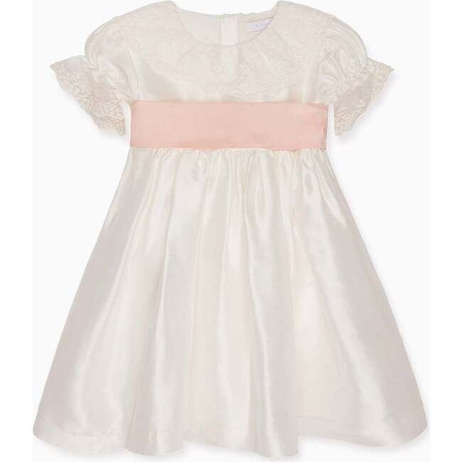 Ivory Tabitha Silk Ceremony Girl Dress