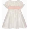Ivory Tabitha Silk Ceremony Girl Dress - Dresses - 1 - thumbnail