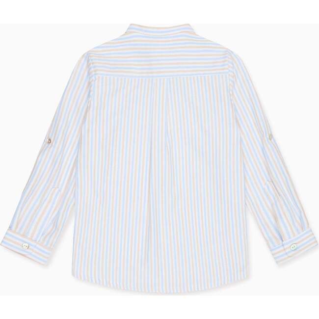 Caramel Stripe Jazmin Long Sleeve Boy Shirt - Shirts - 3