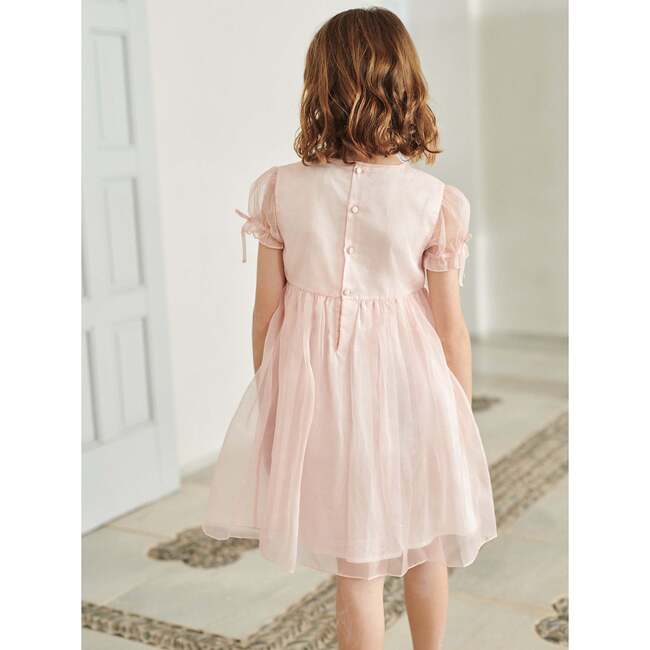 Blush Alba Silk Ceremony Girl Dress - Dresses - 5