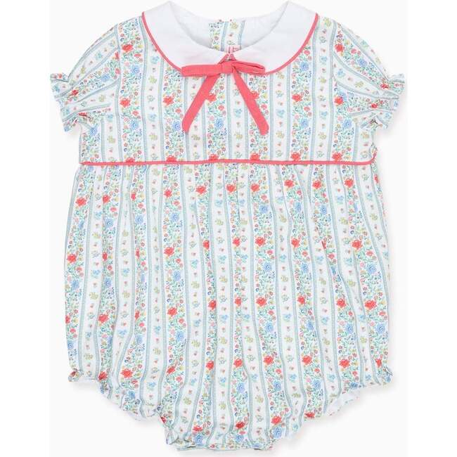 Ivory Rose Stripe Xana Baby Girl Romper