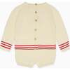 Red Stripe Ancla Cotton Baby Knitted Set - Mixed Apparel Set - 4