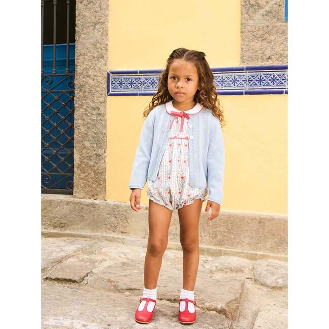 Ivory Rose Stripe Xana Baby Girl Romper