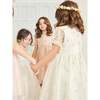 Ivory Gardenia Ceremony Girl Dress - Dresses - 5 - thumbnail