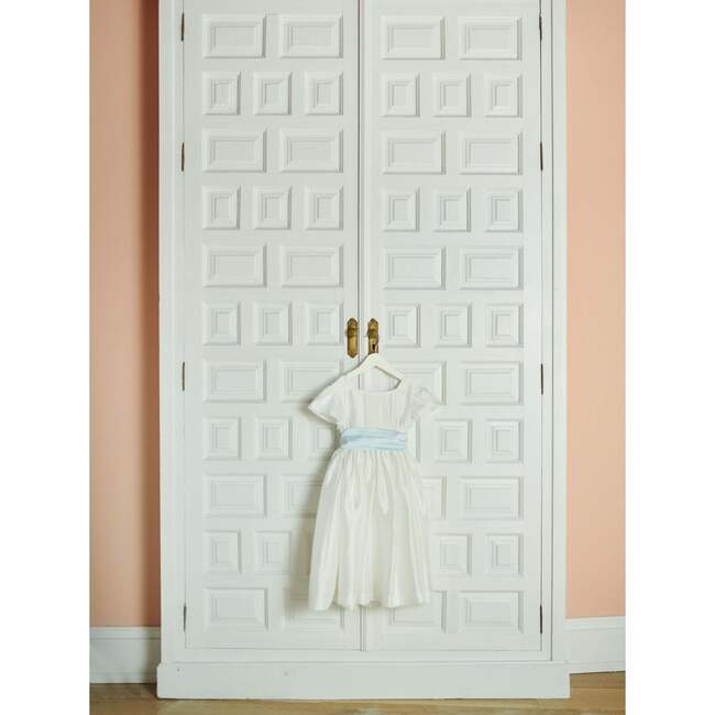 Ivory Emilie Silk Ceremony Girl Dress