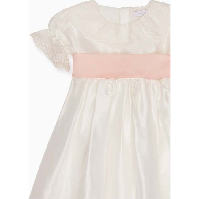 Ivory Tabitha Silk Ceremony Girl Dress - Dresses - 3
