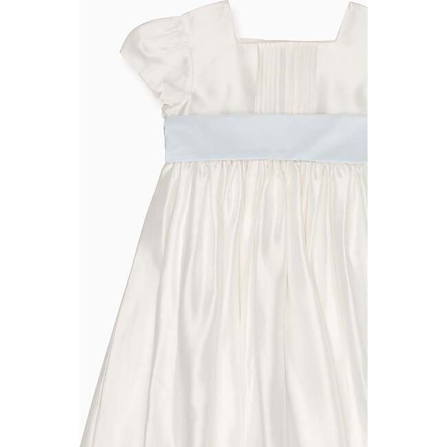 Ivory Emilie Silk Ceremony Girl Dress - Dresses - 3