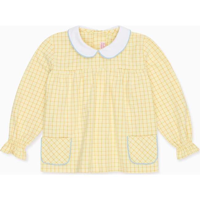 Yellow Check Sol Baby Shirt