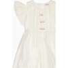 Ivory Lavinia Silk Ceremony Girl Dress - Dresses - 3 - thumbnail