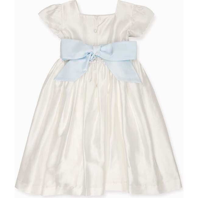 Ivory Emilie Silk Ceremony Girl Dress - Dresses - 4