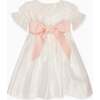 Ivory Tabitha Silk Ceremony Girl Dress - Dresses - 4