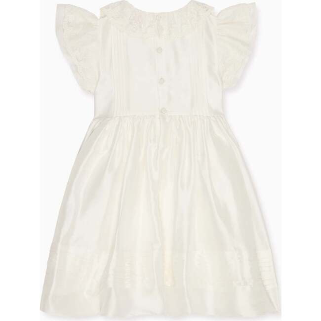Ivory Lavinia Silk Ceremony Girl Dress - Dresses - 4