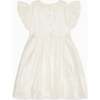 Ivory Lavinia Silk Ceremony Girl Dress - Dresses - 4 - thumbnail