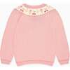 Dusty Pink Helado Cotton Girl Cardigan - Cardigans - 4 - thumbnail