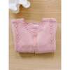 Dusty Pink Helado Cotton Girl Cardigan - Cardigans - 6 - thumbnail