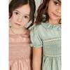 Blush Eleanor Silk Ceremony Girl Hand-Smocked Dress - Dresses - 5