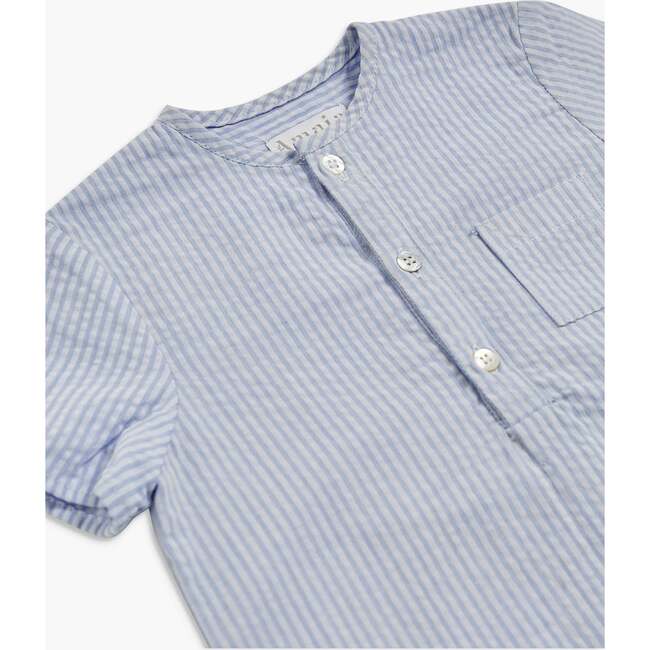 Victor Shirt Dusty Blue - Shirts - 3