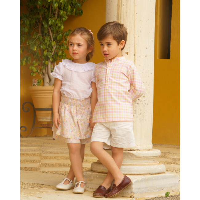 Montaigne Blouse White Voile