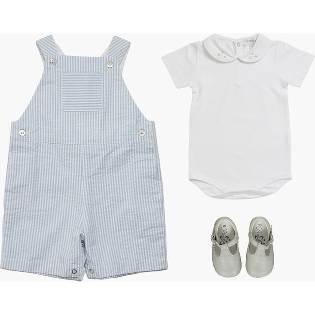 Marin Dungaree Blue Seersucker