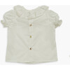 Montaigne Blouse White Voile - Blouses - 4