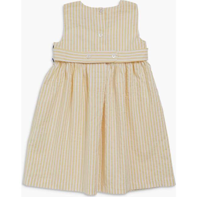 Miel Dress Yellow Stripe Seersucker - Dresses - 4