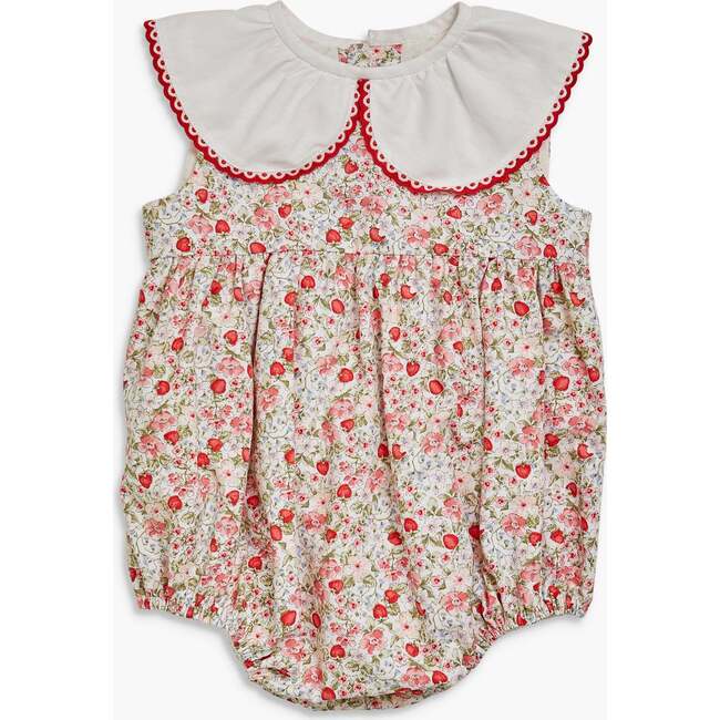 Laura Romper Strawberry Print