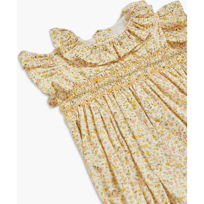 Lucella Romper Yellow Green Floral - Rompers - 3