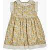 Maria Dress Yellow Green Liberty - Dresses - 4 - thumbnail