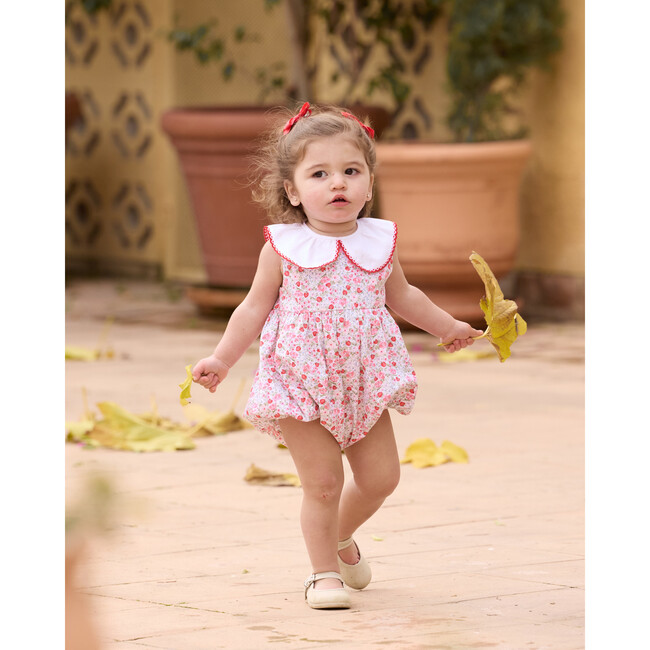 Laura Romper Strawberry Print