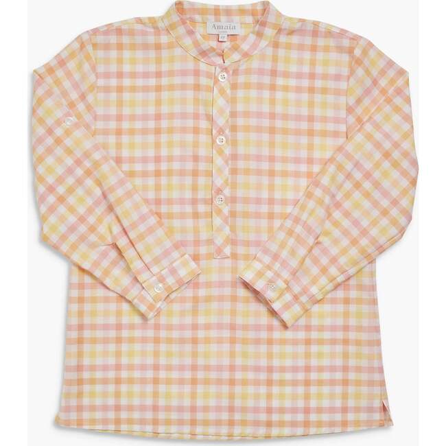 Pereprine Shirt Yellow Pink Check
