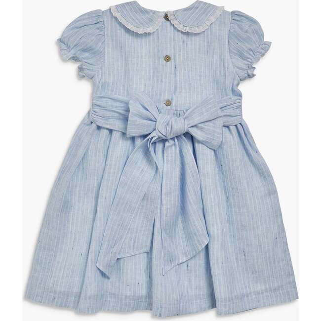 Juliet Dress Sky Blue Stripe - Dresses - 4
