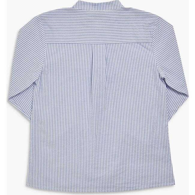 Pereprine Shirt Blue Seersucker - Shirts - 4