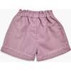 Freesia Short Purple Twill - Shorts - 2 - thumbnail