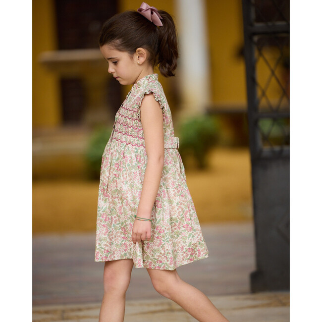 Hydrangea Dress Purple Green Liberty - Dresses - 3