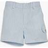 Elliot Short Blue Seersucker - Shorts - 1 - thumbnail